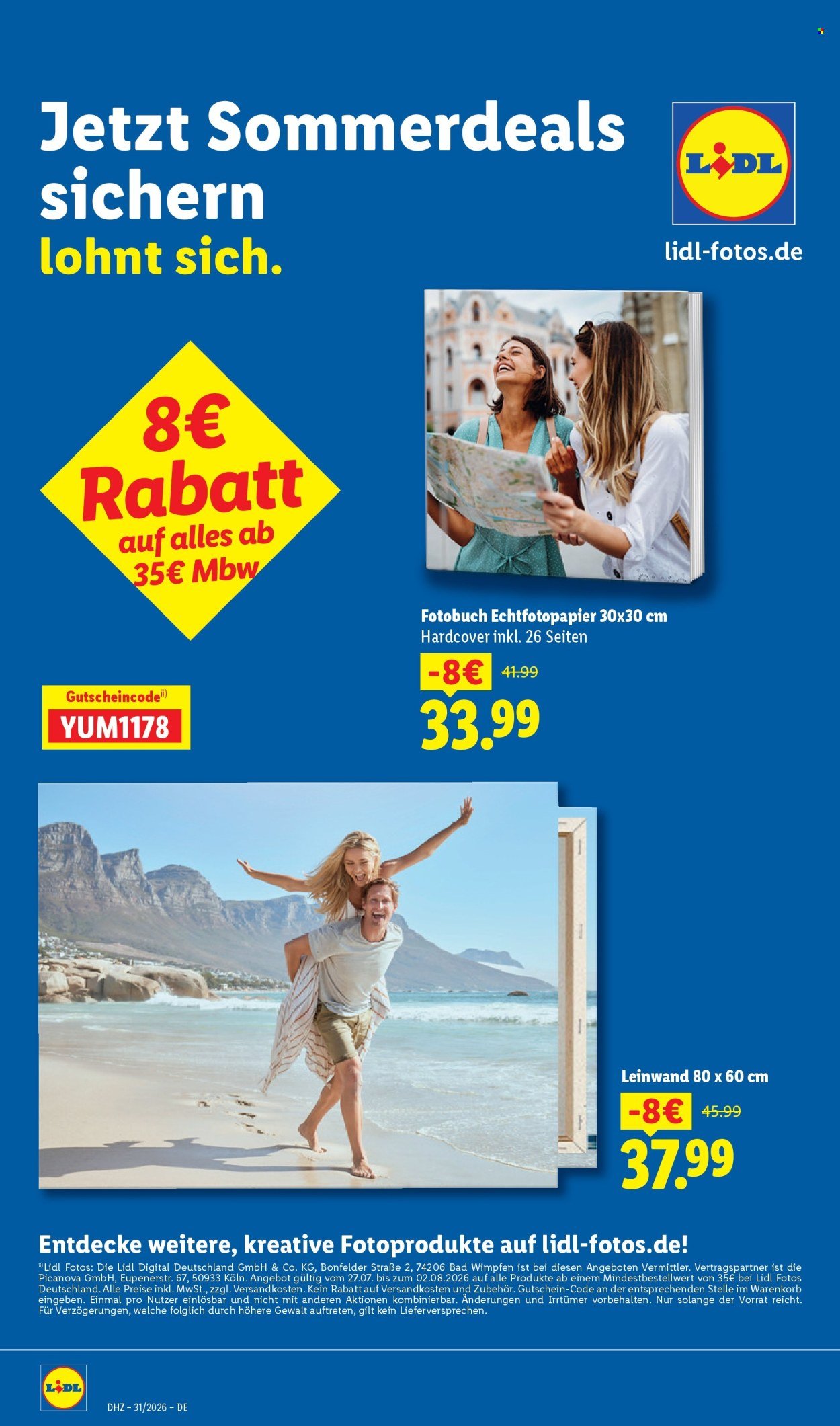 LIDL Prospekt - Ab Montag 27.07.2026