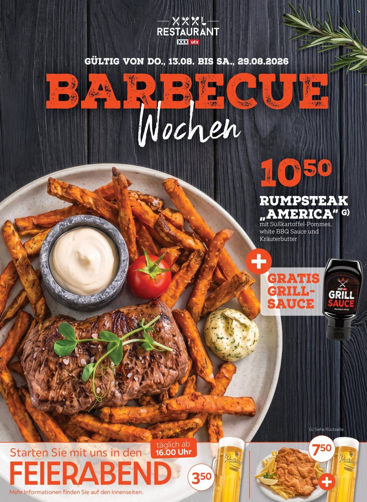 XXXLUTZ Prospekt - Restaurantgutscheine