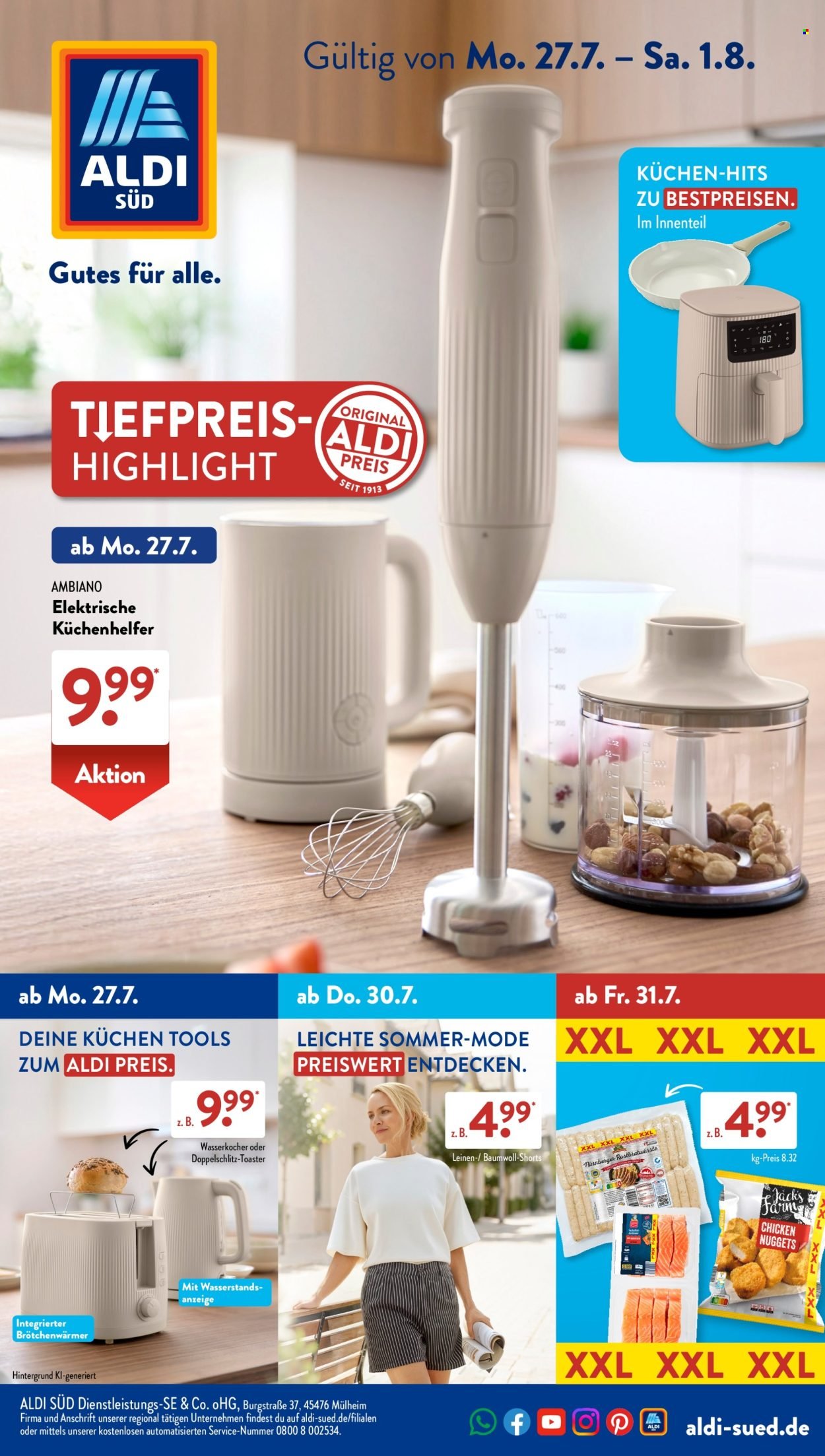 ALDI SÜD Prospekt - Ab Montag 27.07.2026