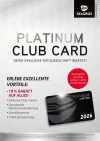 SELGROS Prospekt - Platinum Club