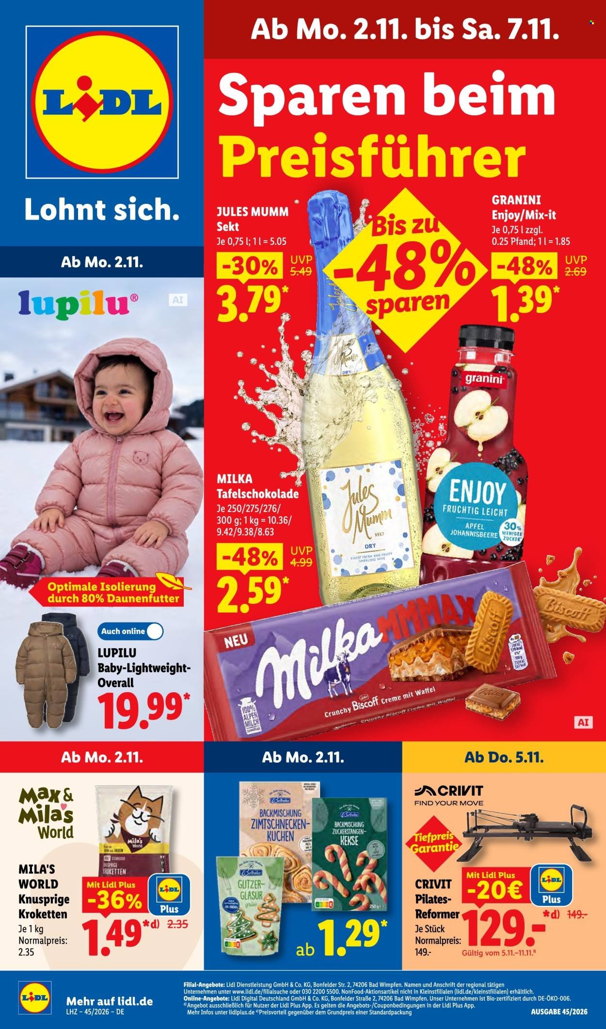 LIDL Prospekt - Ab Montag 2.11.2026