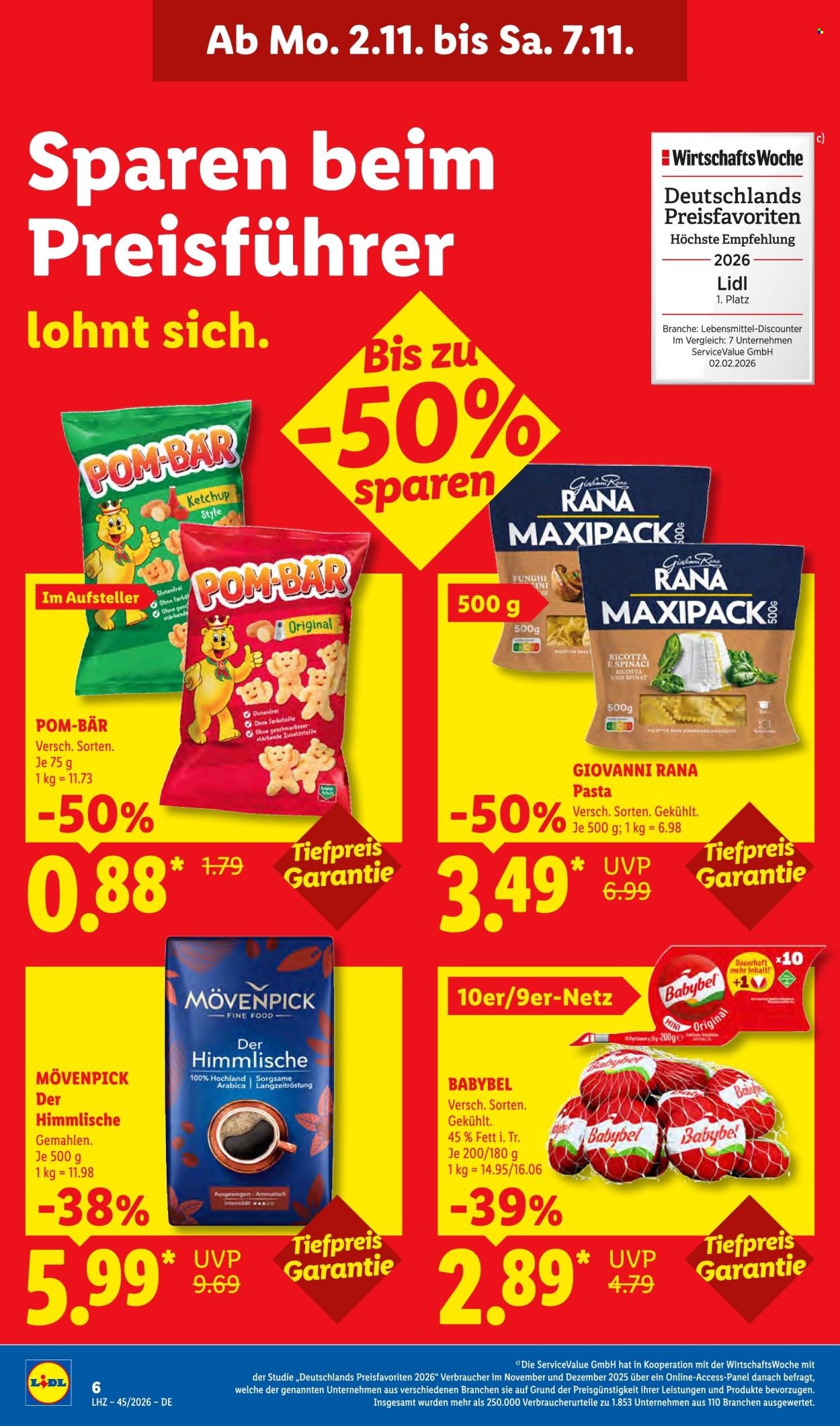 LIDL Prospekt - Ab Montag 2.11.2026