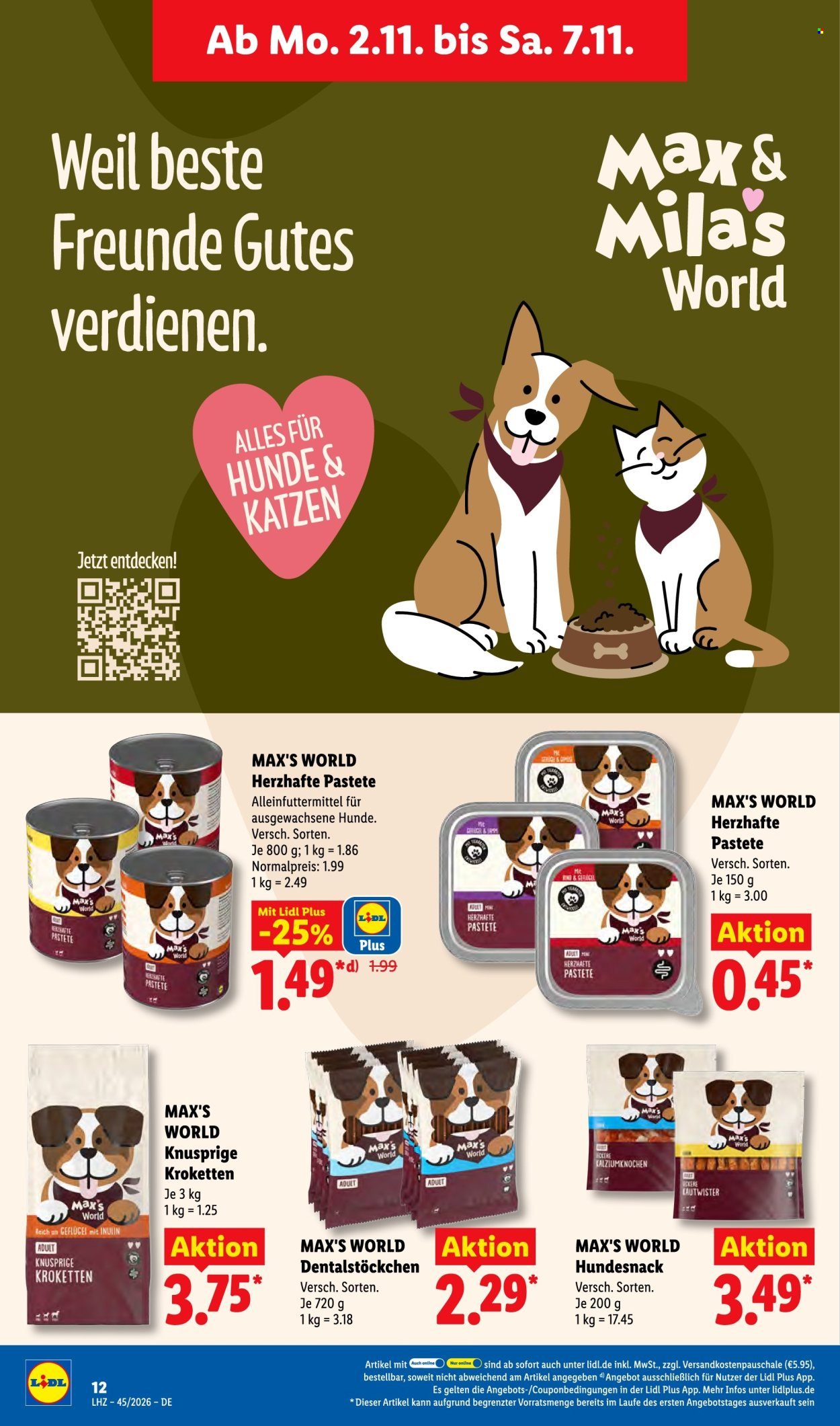 LIDL Prospekt - Ab Montag 2.11.2026