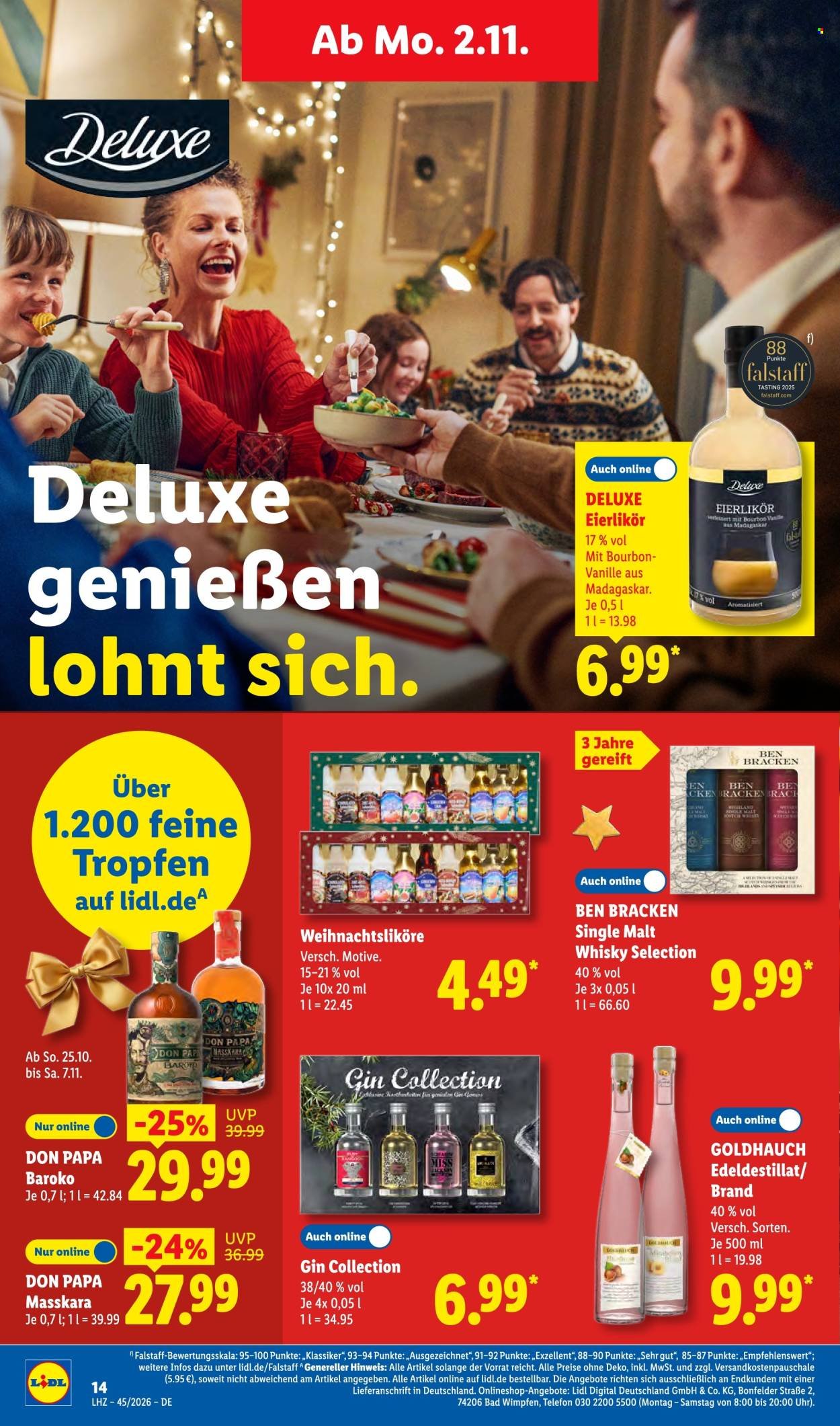 LIDL Prospekt - Ab Montag 2.11.2026