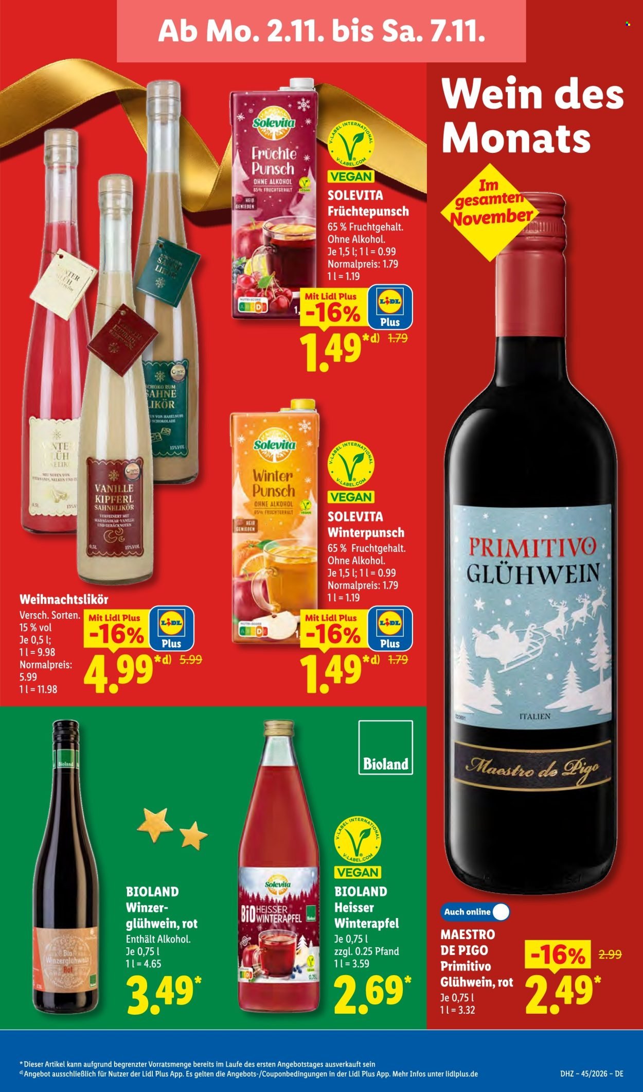 LIDL Prospekt - Ab Montag 2.11.2026