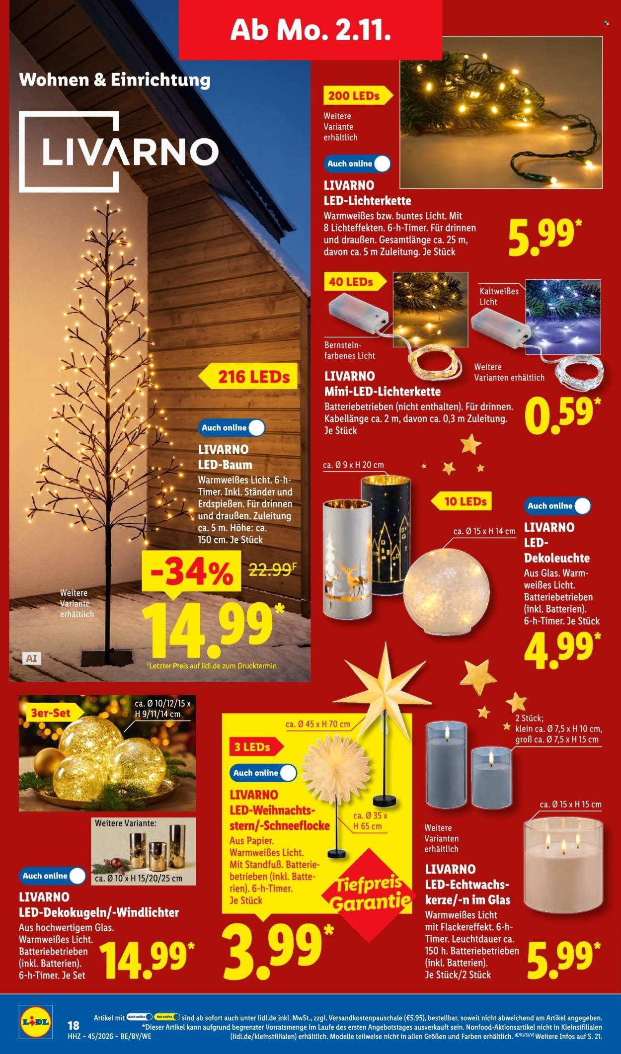 LIDL Prospekt - Ab Montag 2.11.2026