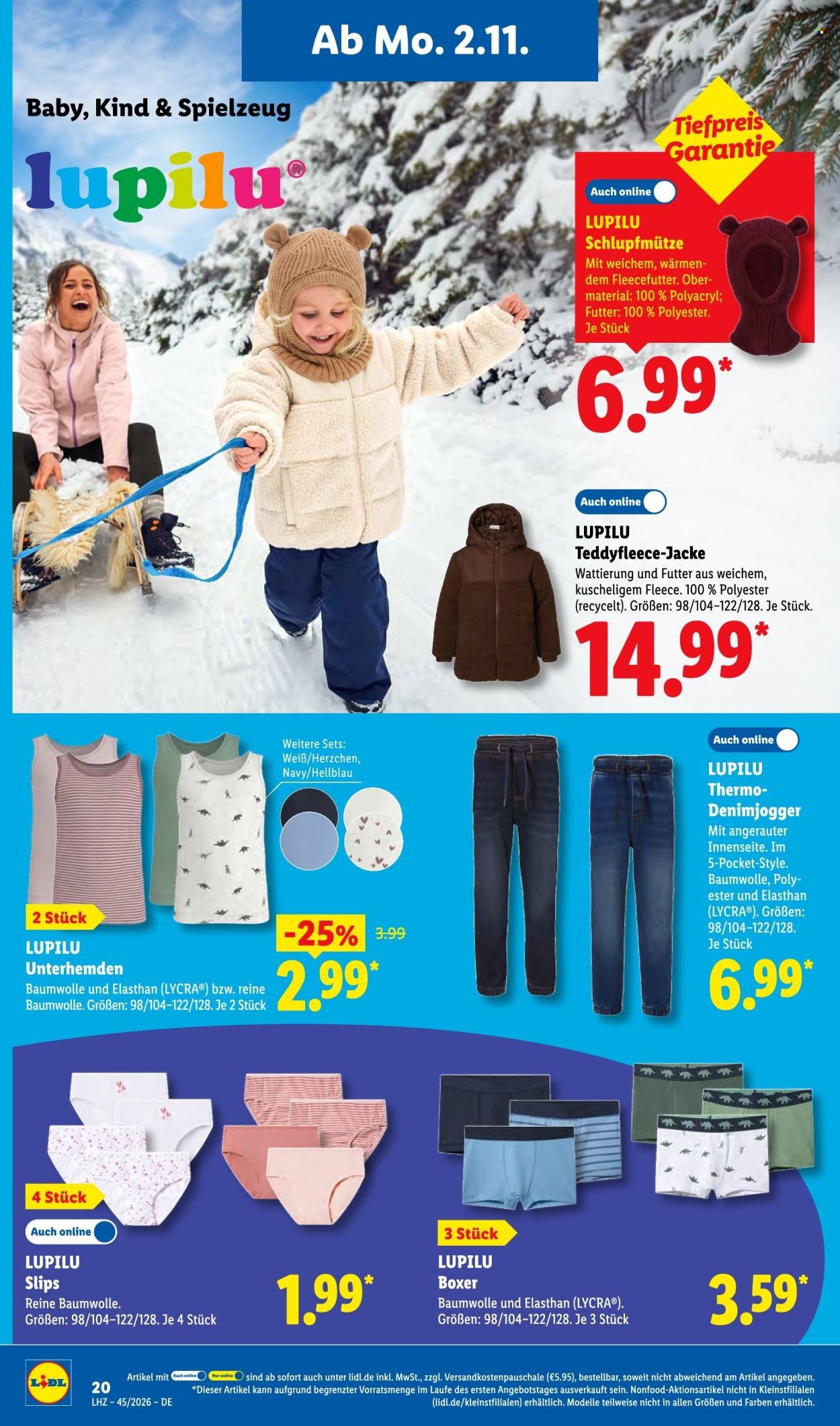 LIDL Prospekt - Ab Montag 2.11.2026