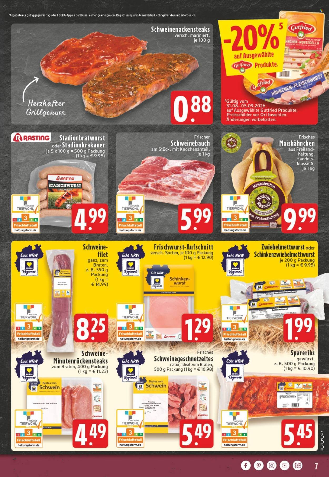 EDEKA Prospekt - Ab Montag 31.08.2026