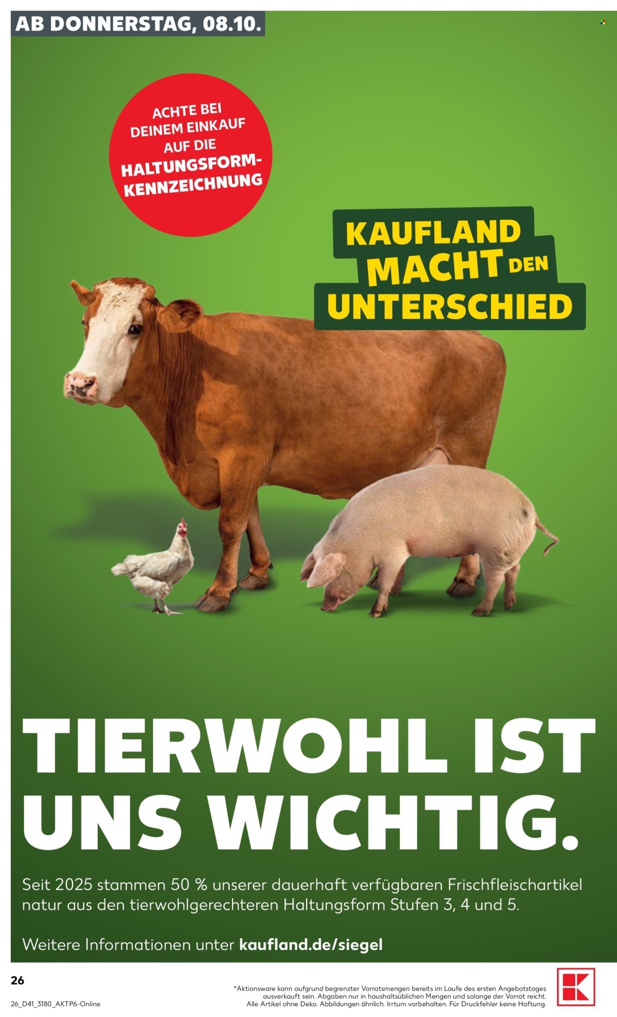 KAUFLAND Prospekt - Ab Donnerstag 8.10.2026