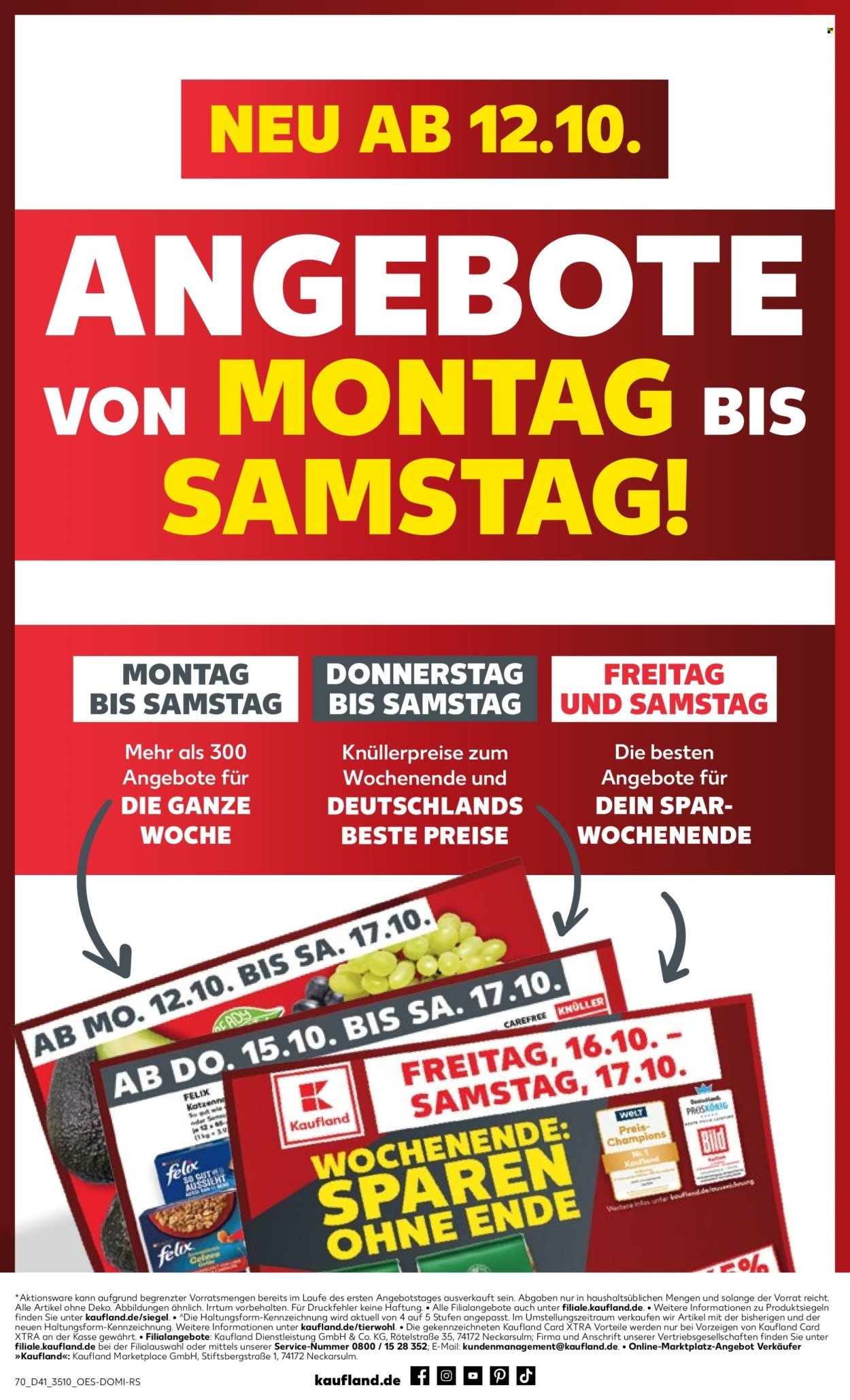 KAUFLAND Prospekt - Ab Donnerstag 8.10.2026