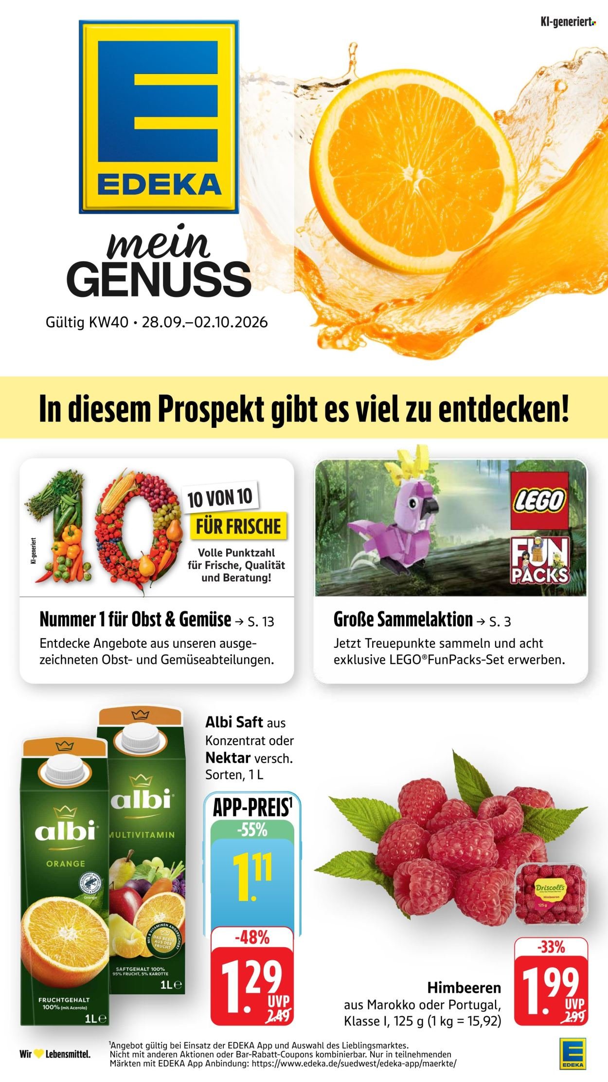 EDEKA Prospekt - Ab Montag 28.09.2026