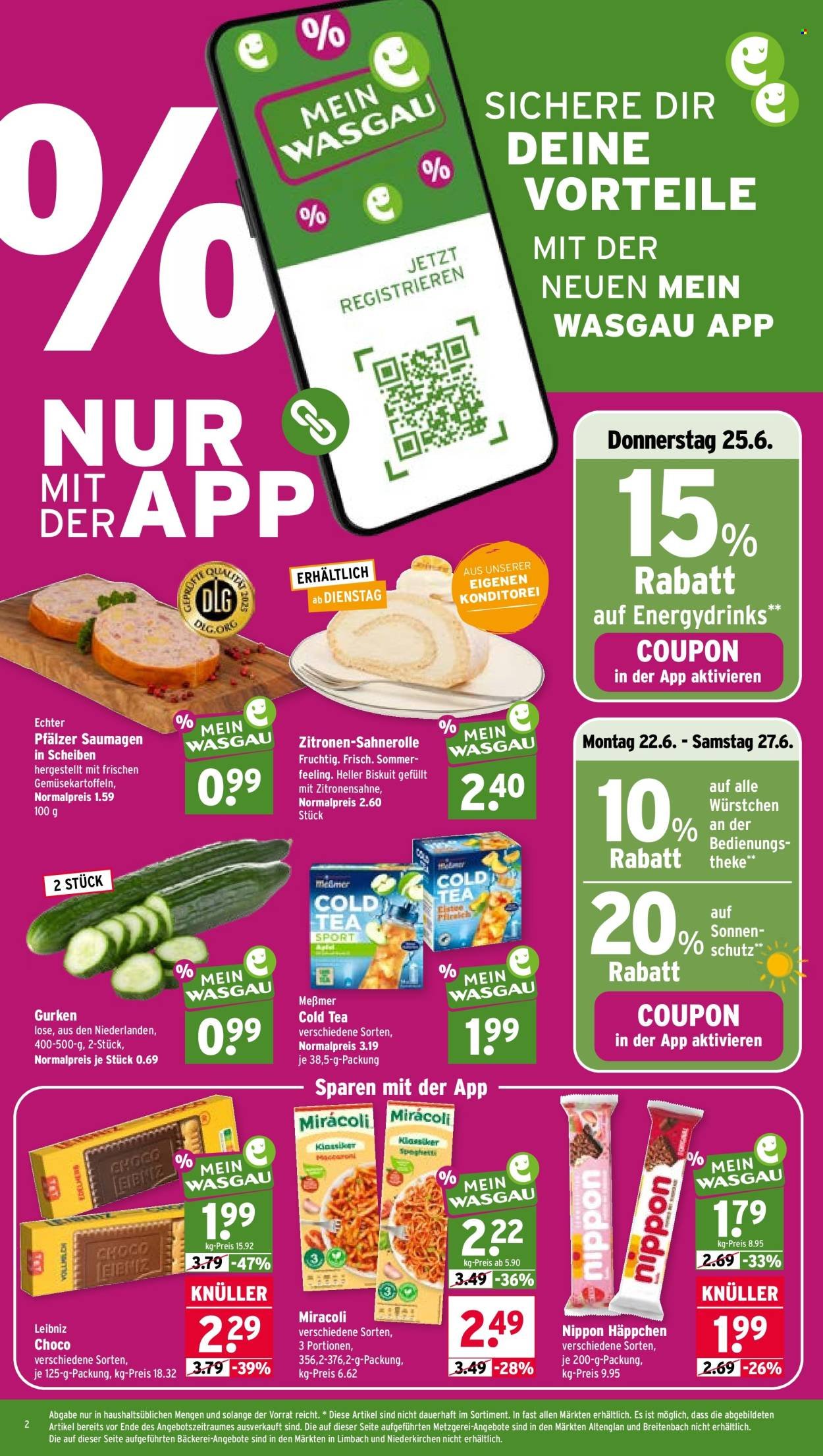 WASGAU Prospekt - Ab Montag 22.06.2026
