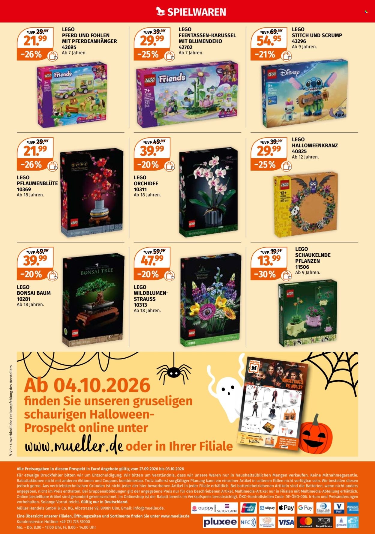 MÜLLER Prospekt - Ein Herbst voller Spielspaß!