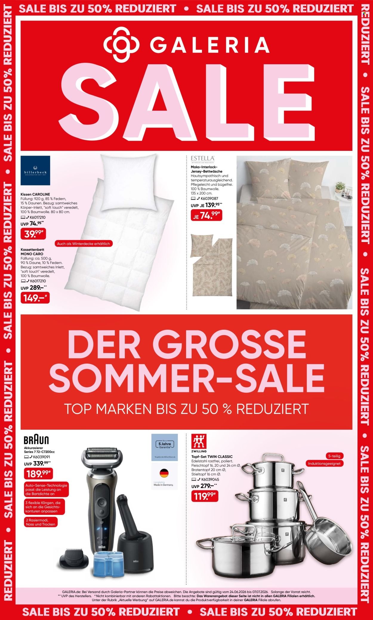 GALERIA KARSTADT KAUFHOF Prospekt - Ab Mittwoch 24.06.2026