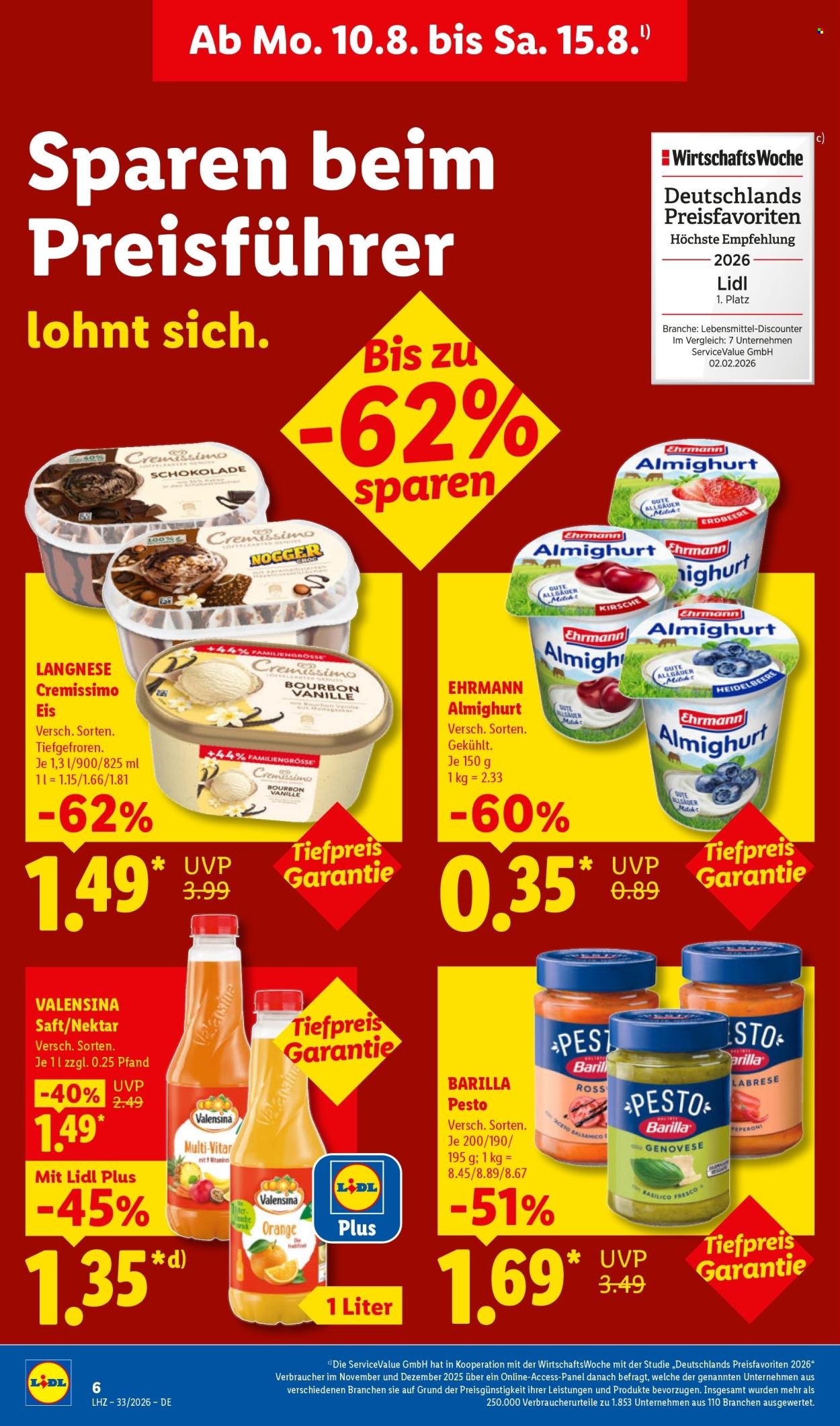 LIDL Prospekt - Ab Montag 10.08.2026