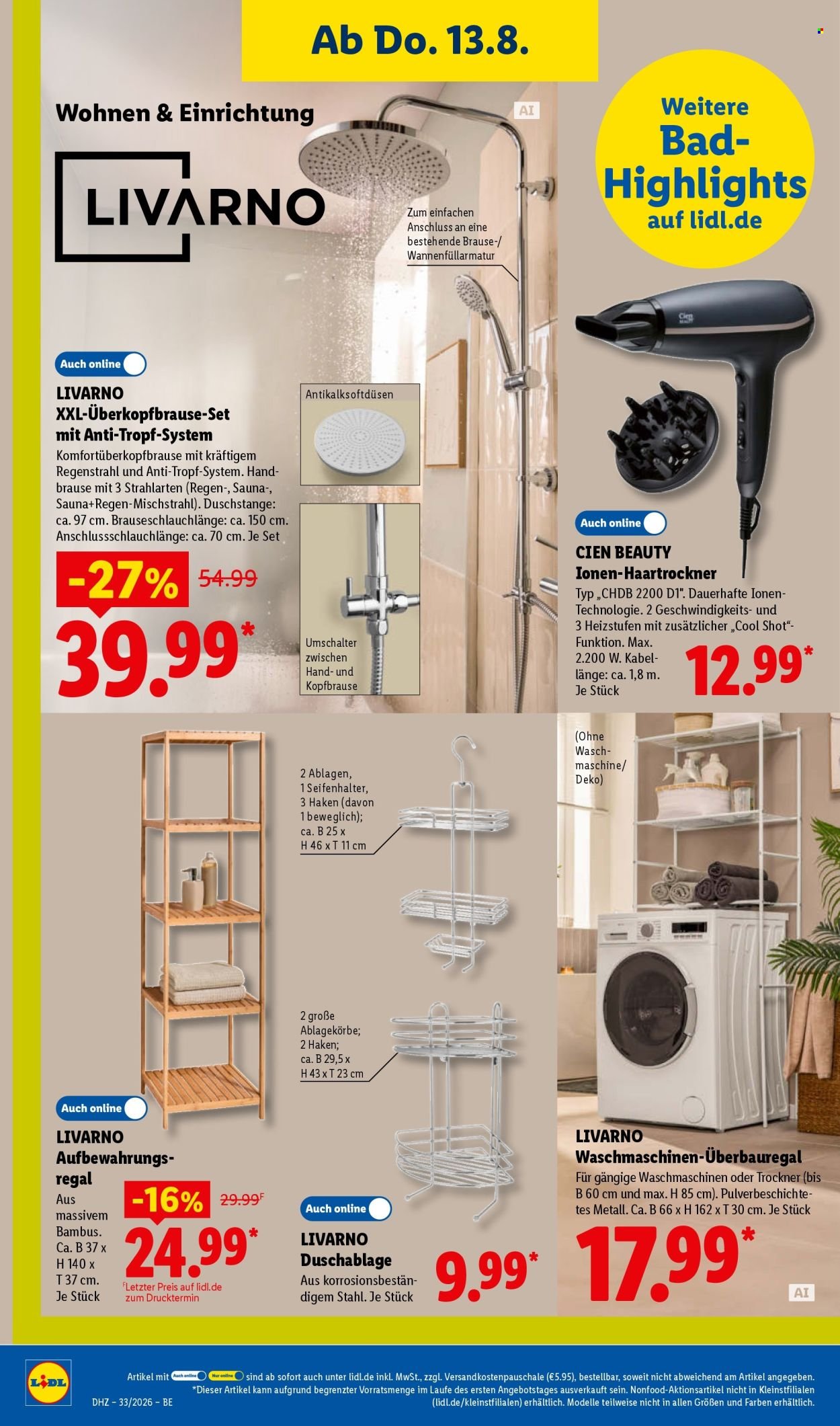 LIDL Prospekt - Ab Montag 10.08.2026