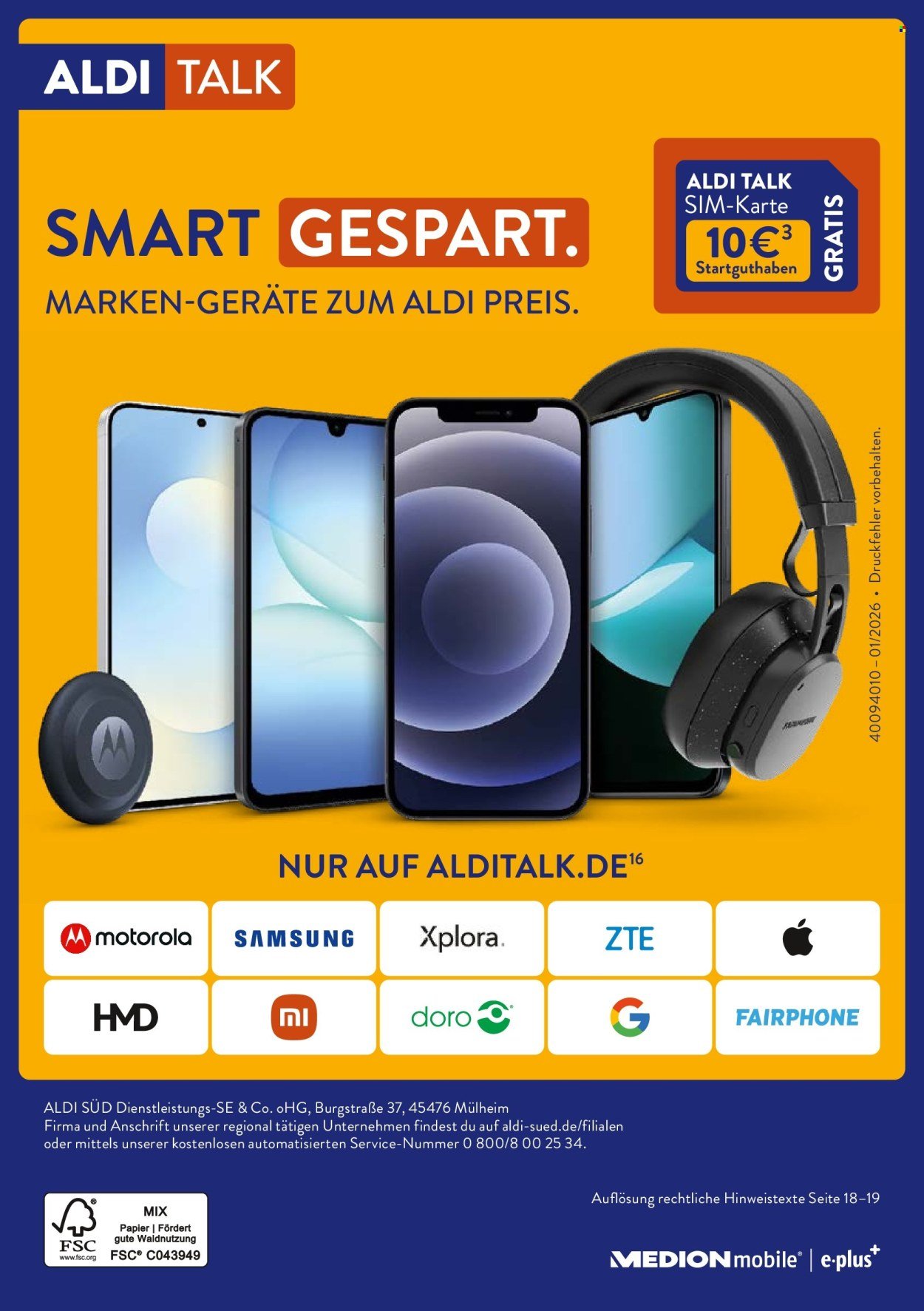ALDI SÜD Angebote - Talk