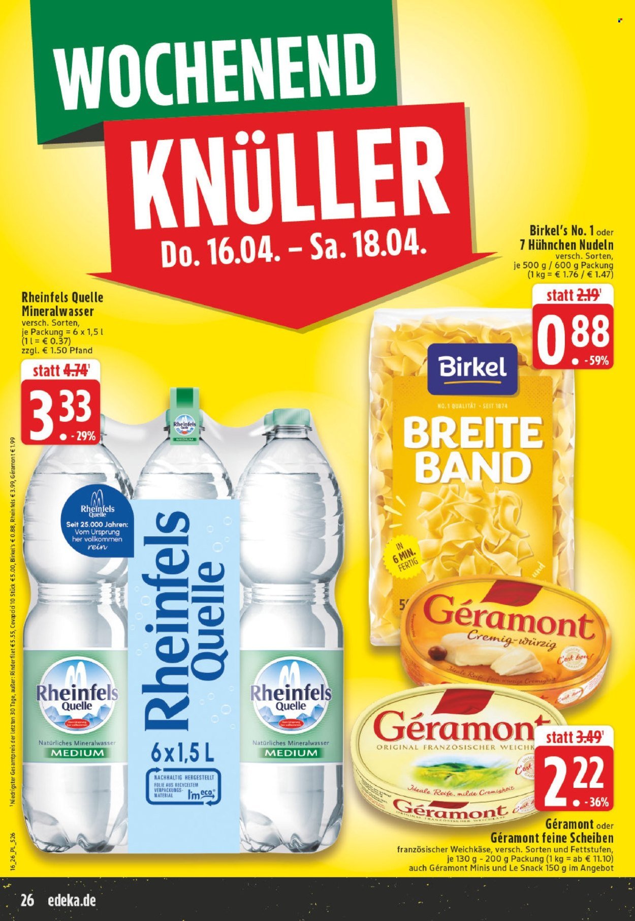 EDEKA Prospekt - Ab Montag 13.04.2026
