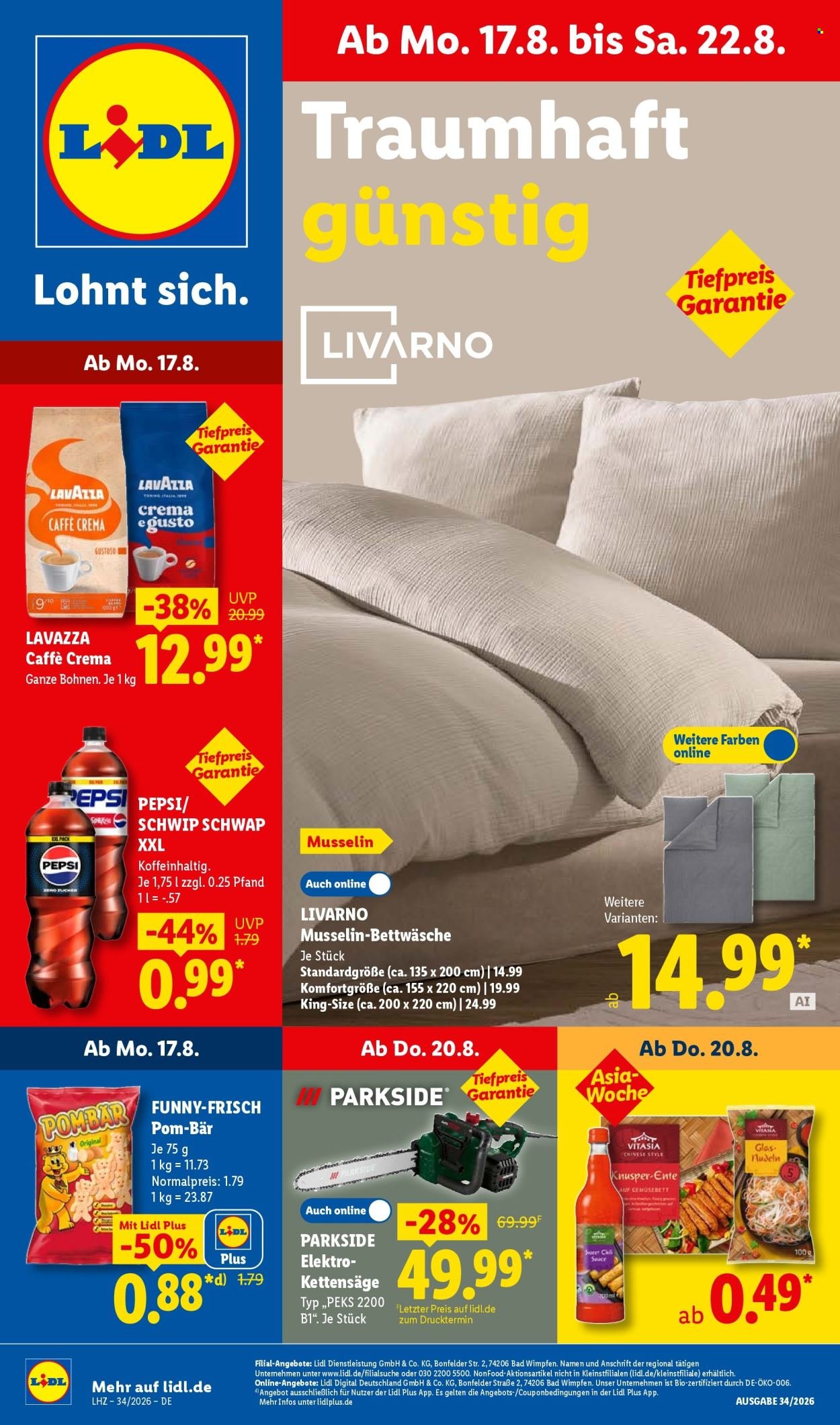 LIDL Prospekt - Ab Montag 17.08.2026