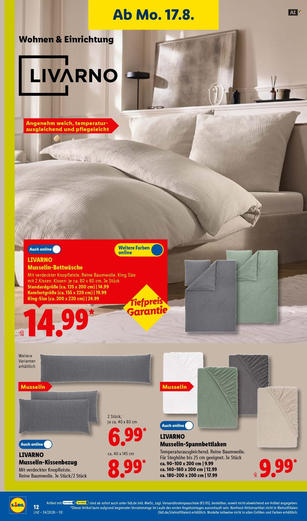 LIDL Prospekt - Ab Montag 17.08.2026