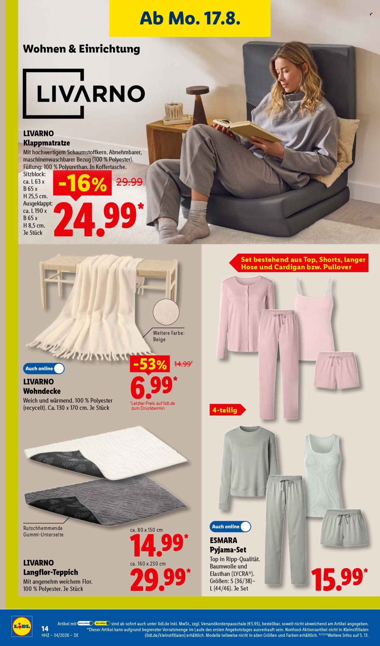 LIDL Prospekt - Ab Montag 17.08.2026