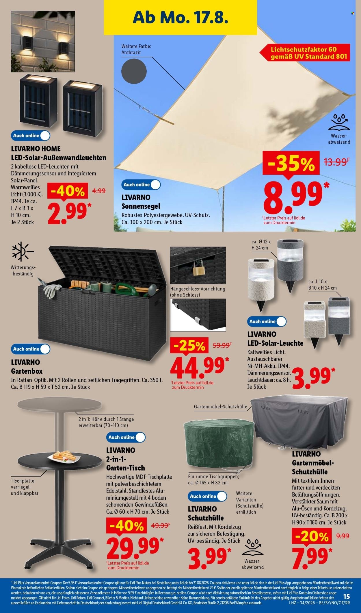 LIDL Prospekt - Ab Montag 17.08.2026