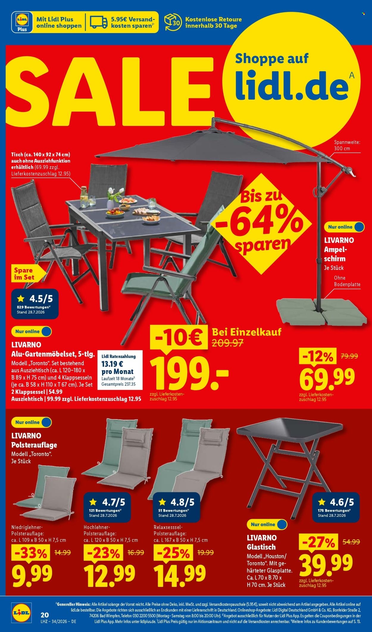 LIDL Prospekt - Ab Montag 17.08.2026