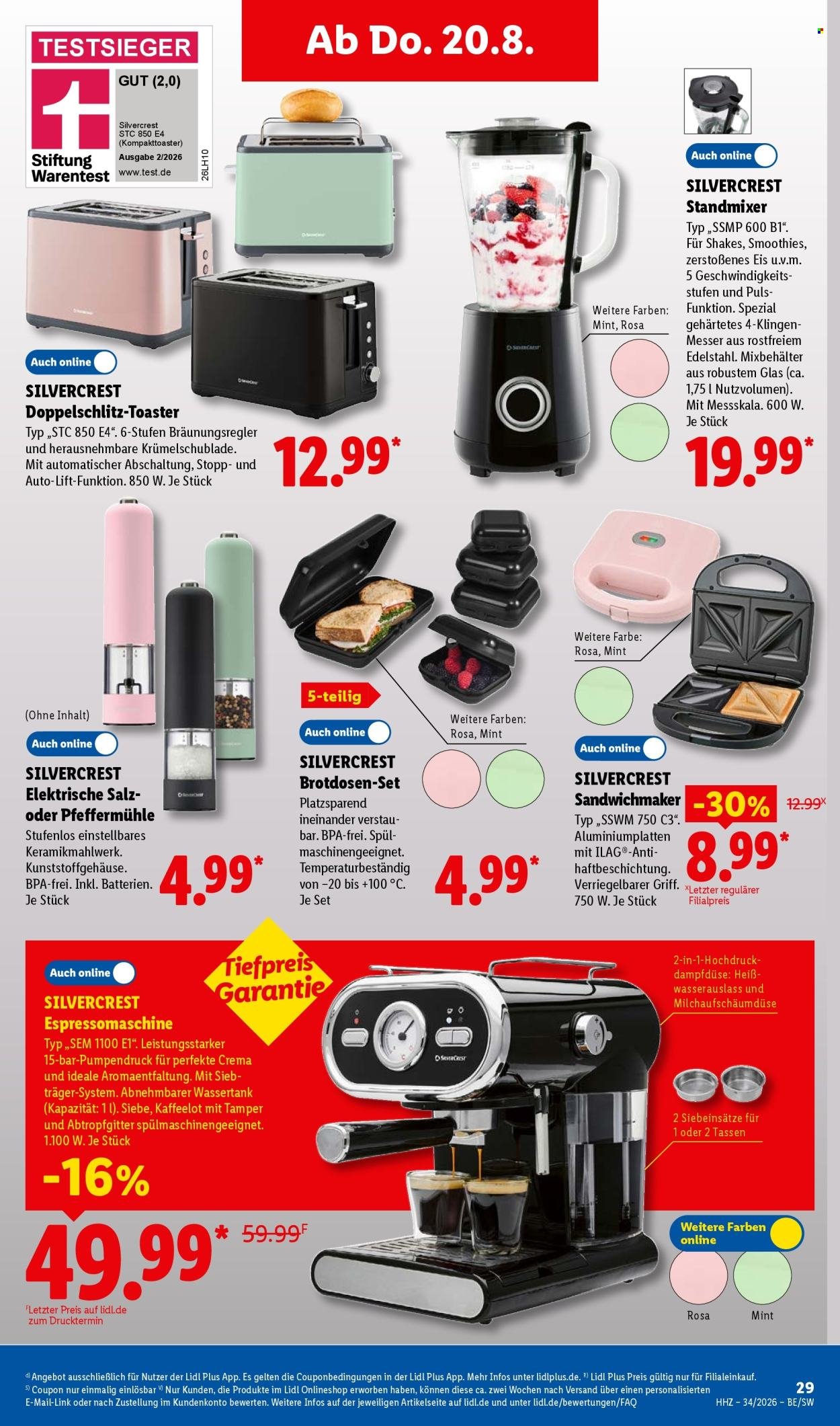 LIDL Prospekt - Ab Montag 17.08.2026