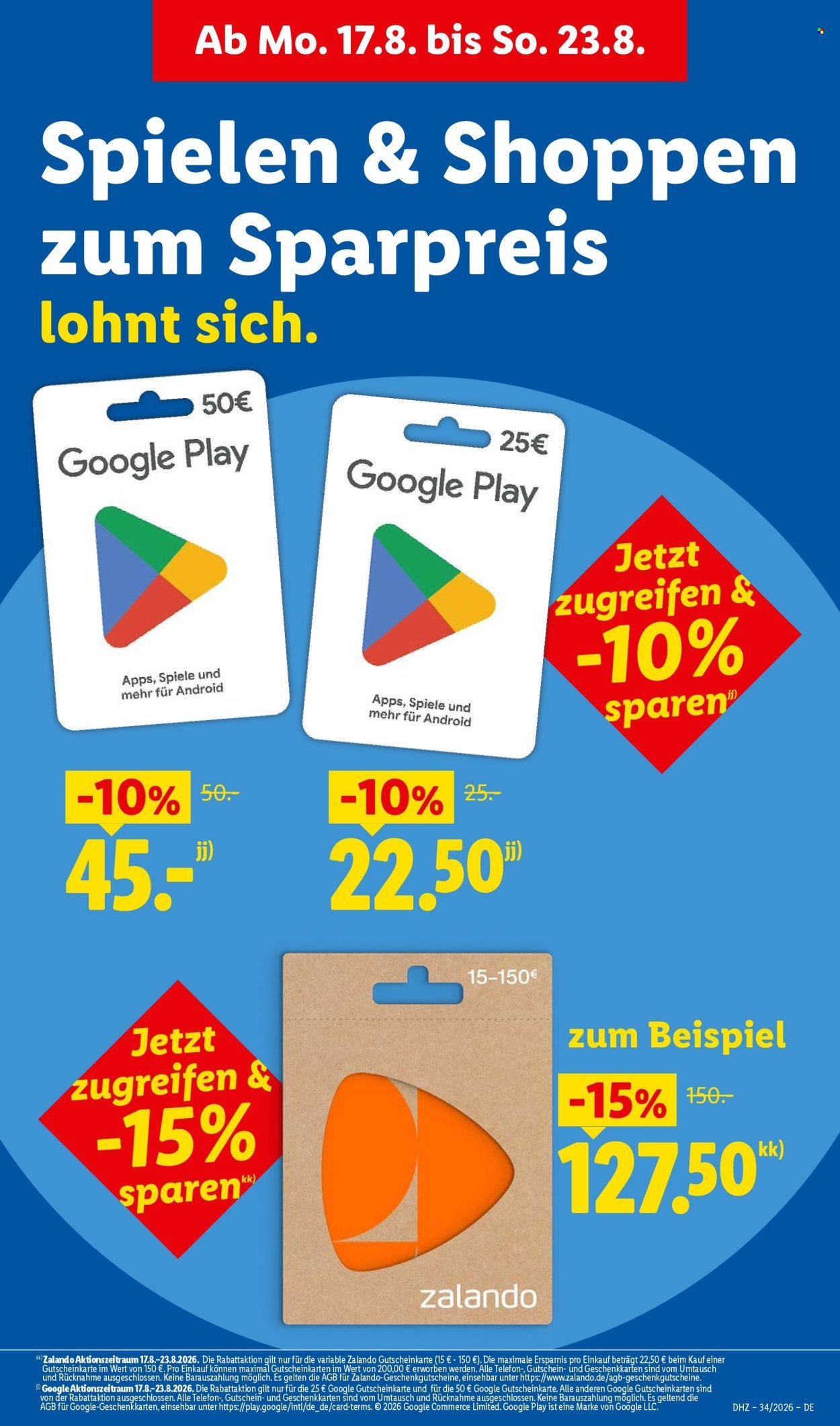 LIDL Prospekt - Ab Montag 17.08.2026