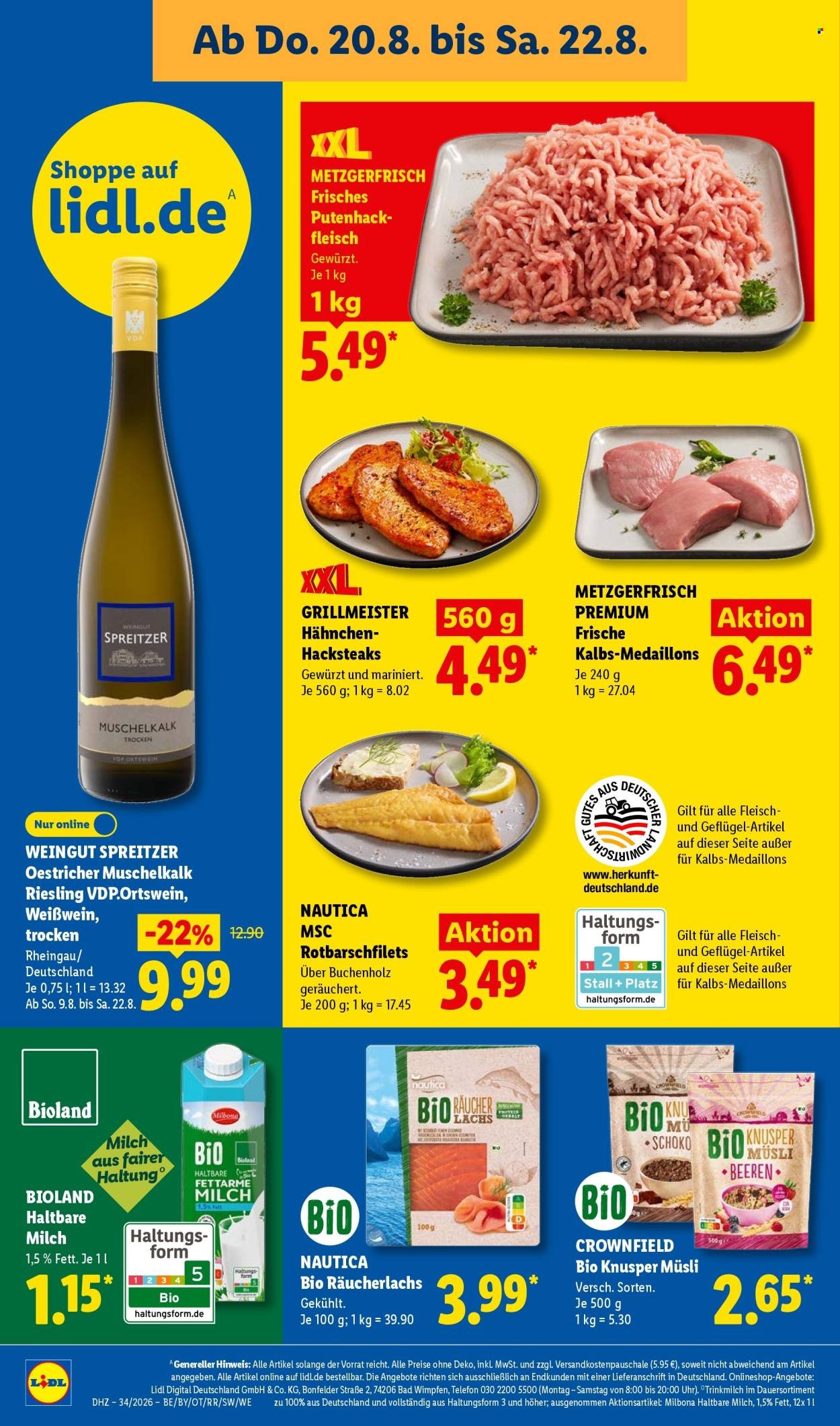 LIDL Prospekt - Ab Montag 17.08.2026