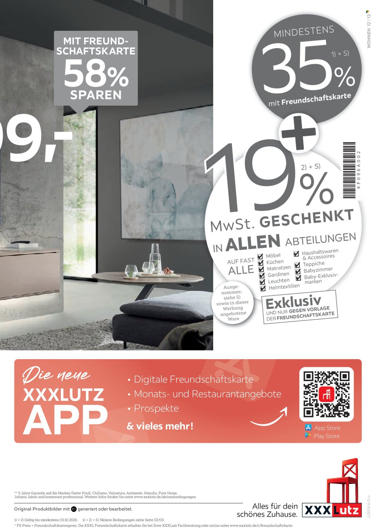 XXXLUTZ Prospekt - Last-Minute-Preis