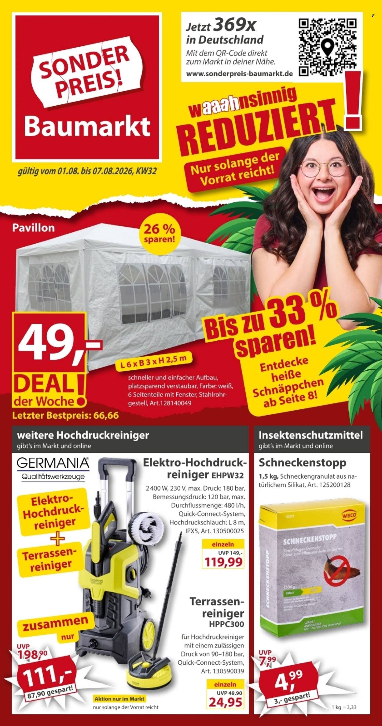 SONDERPREIS-BAUMARKT Prospekt - Ab Samstag 1.08.2026