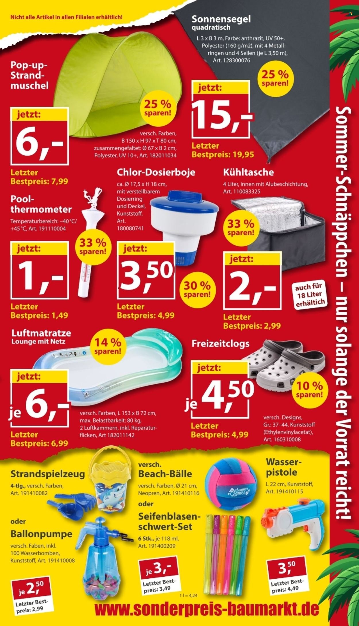 SONDERPREIS-BAUMARKT Prospekt - Ab Samstag 1.08.2026