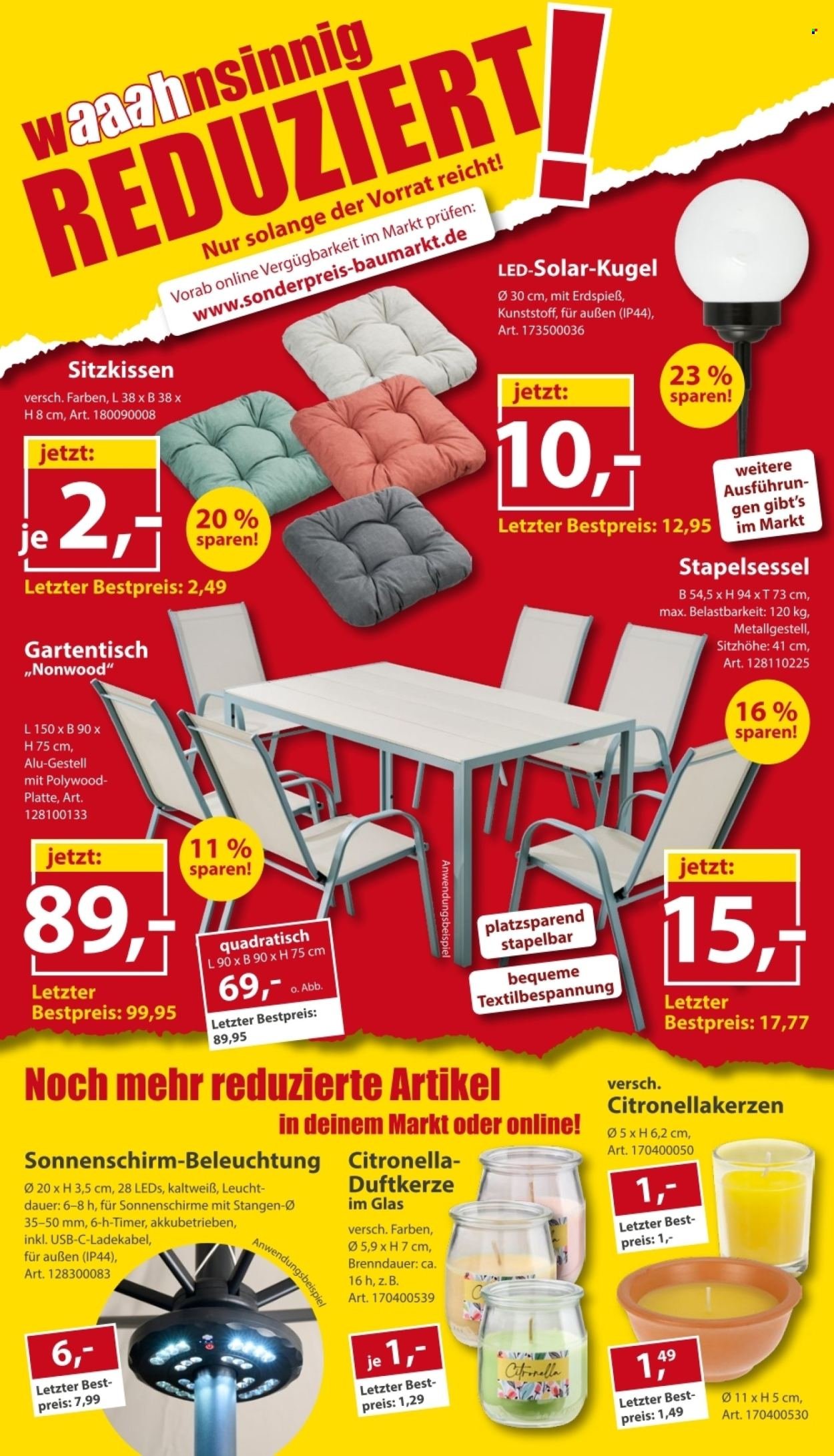 SONDERPREIS-BAUMARKT Prospekt - Ab Samstag 1.08.2026