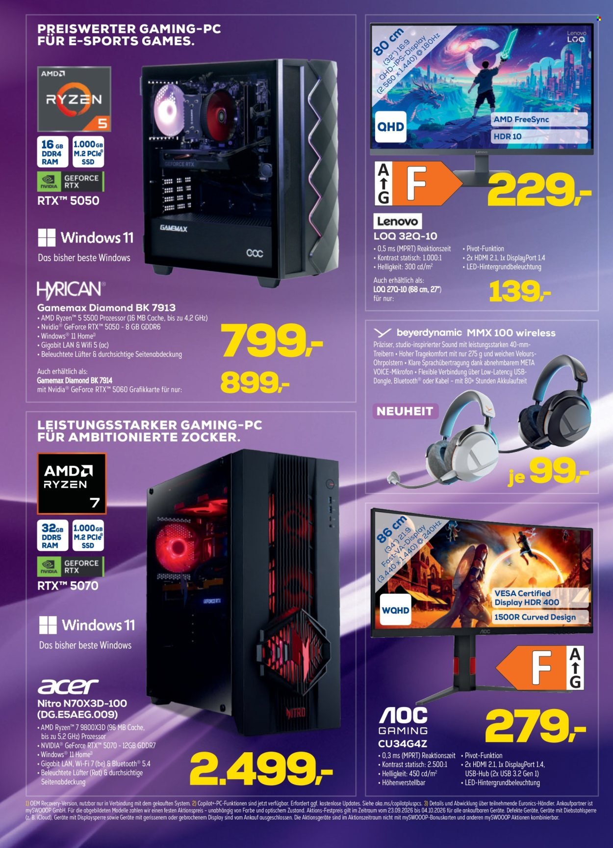 EURONICS Prospekt - Ab Mittwoch 23.09.2026