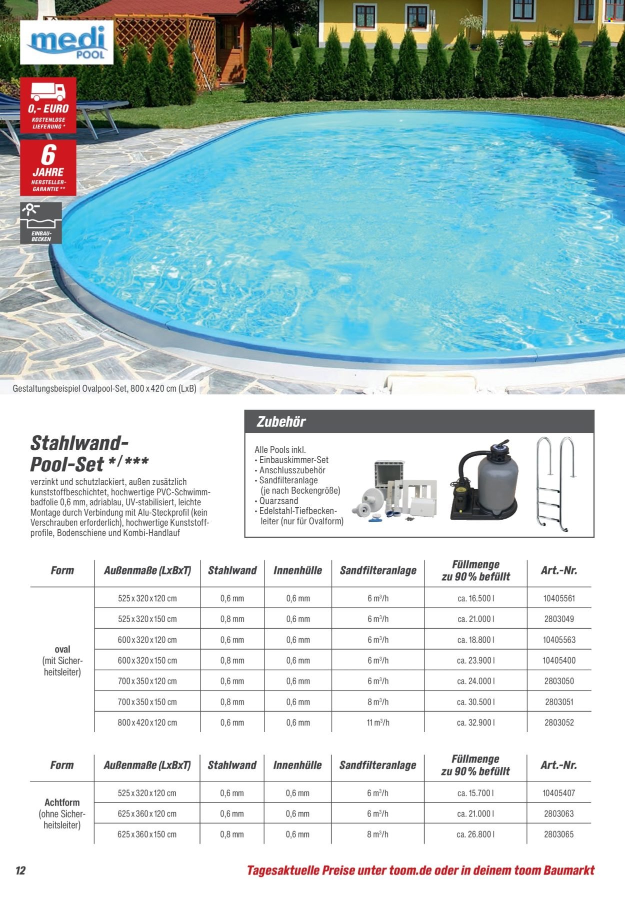 TOOM BAUMARKT Prospekt - Pool, Sauna & Klima