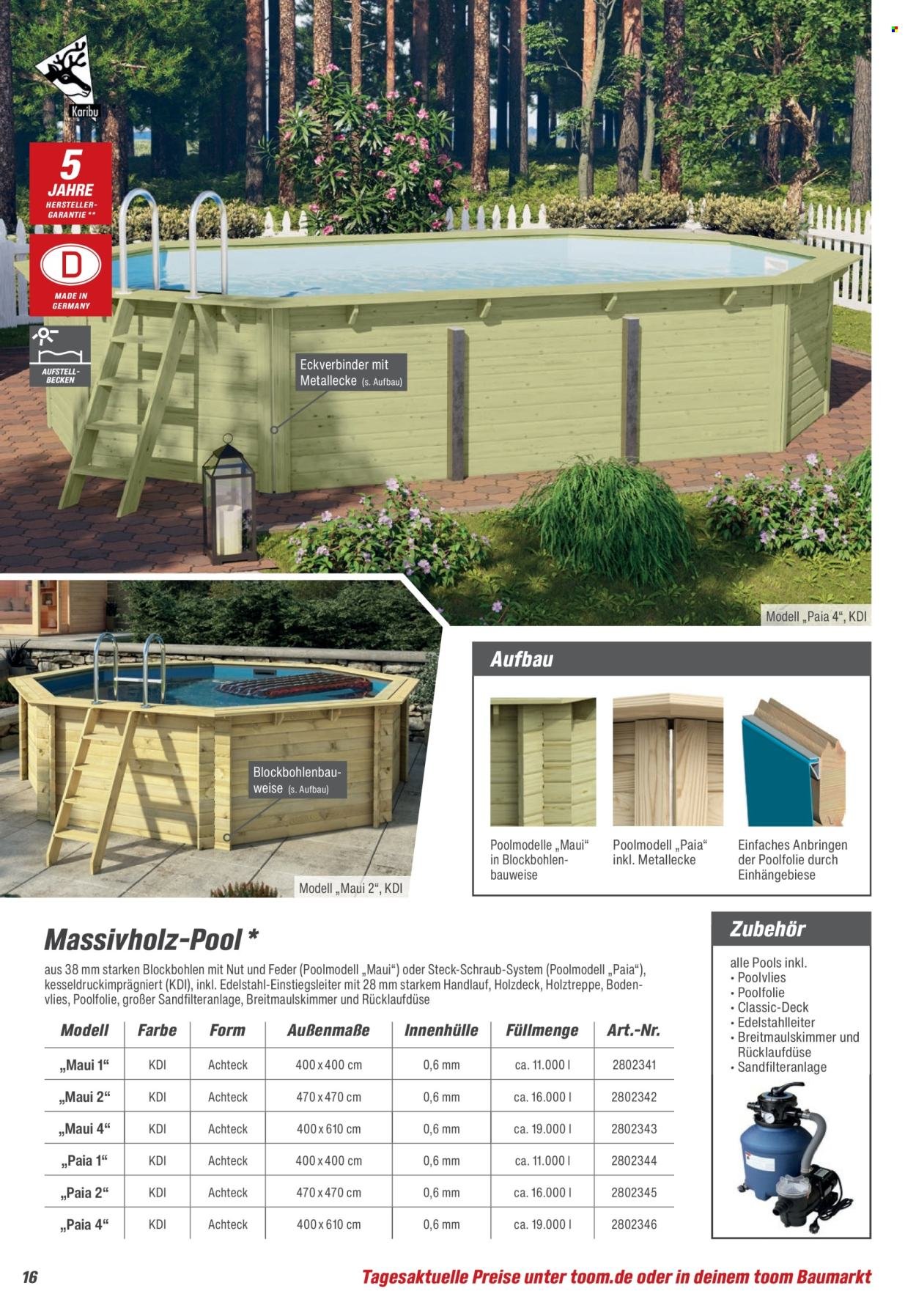 TOOM BAUMARKT Prospekt - Pool, Sauna & Klima