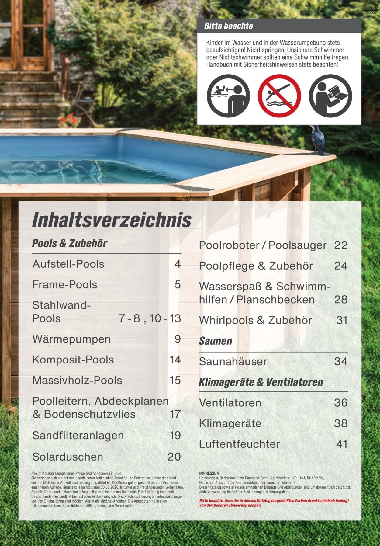TOOM BAUMARKT Prospekt - Pool, Sauna & Klima