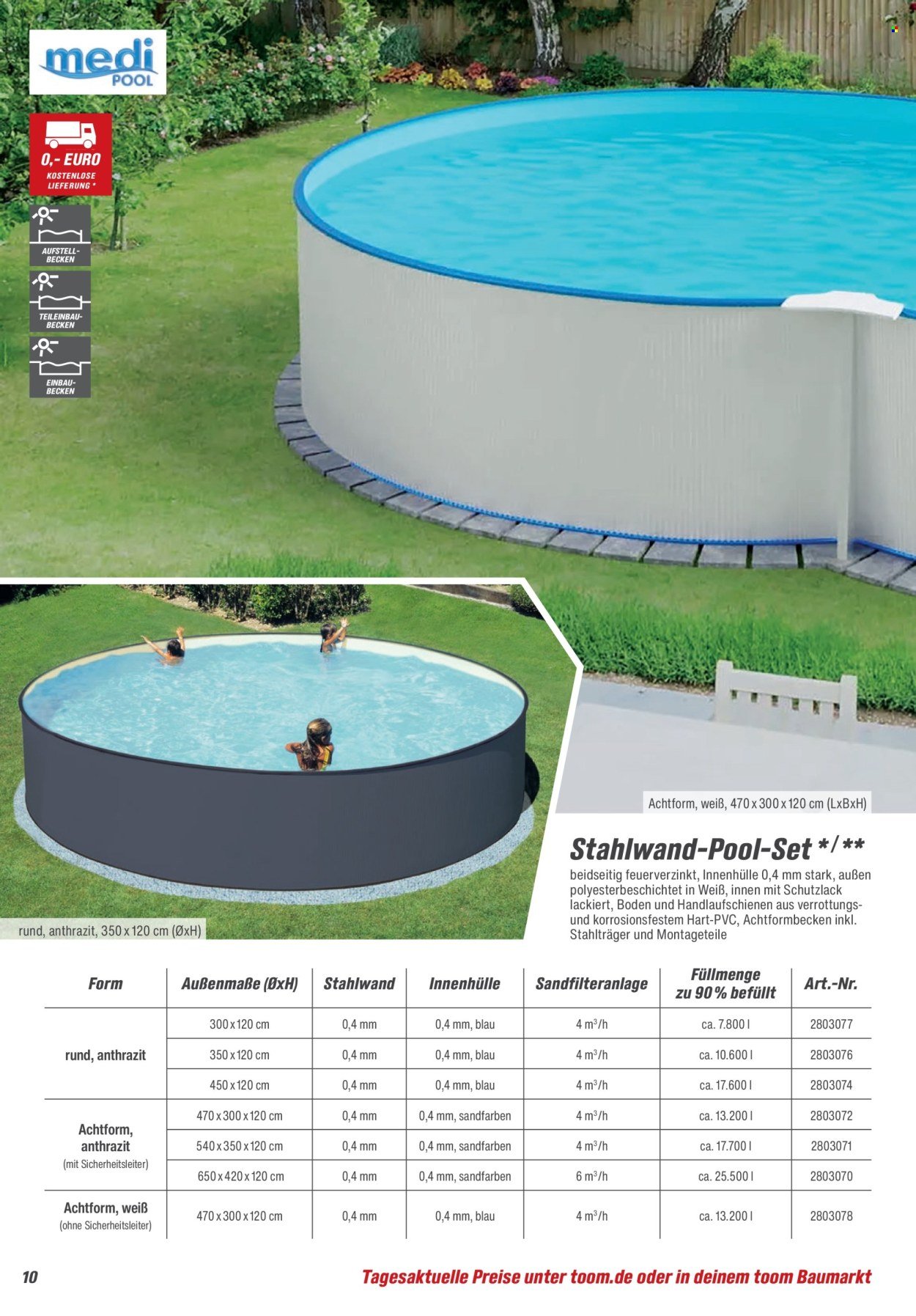 TOOM BAUMARKT Prospekt - Pool, Sauna & Klima