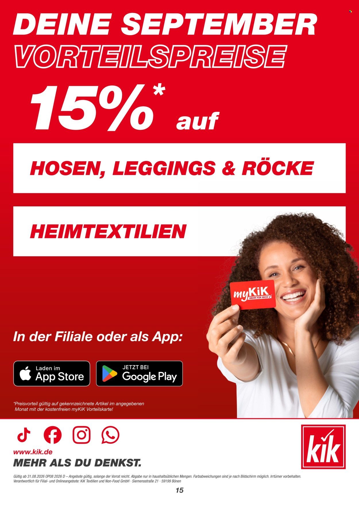 KIK Angebote - August 2026
