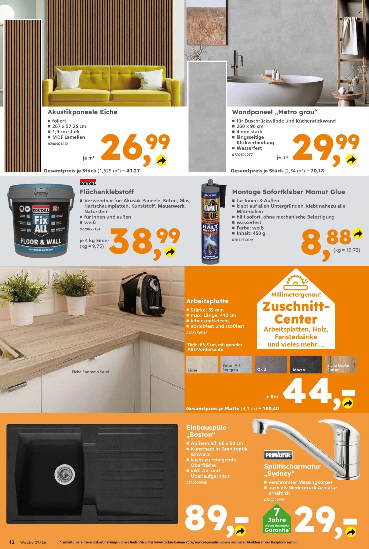 GLOBUS BAUMARKT Prospekt - Ab Montag 29.06.2026