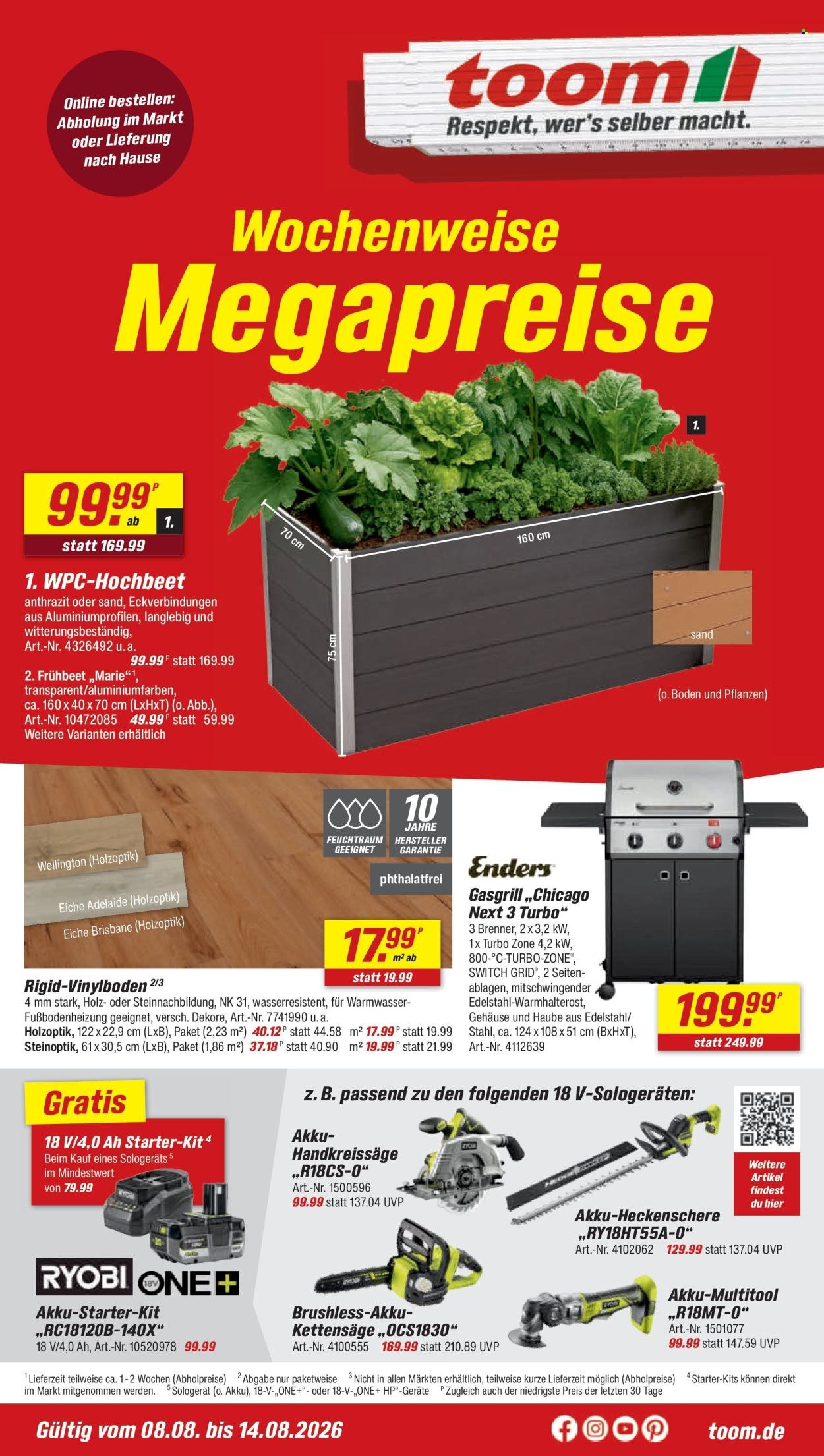 TOOM BAUMARKT Prospekt - Ab Samstag 8.08.2026
