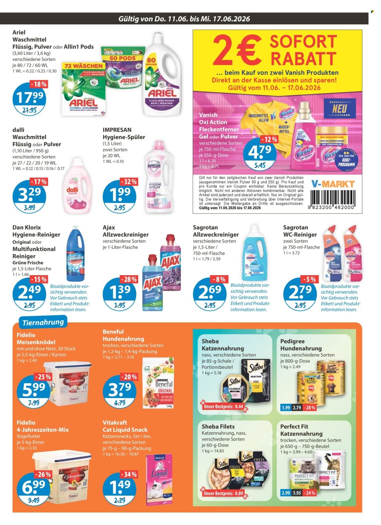V-MARKT Prospekt - Ab Donnerstag 11.06.2026
