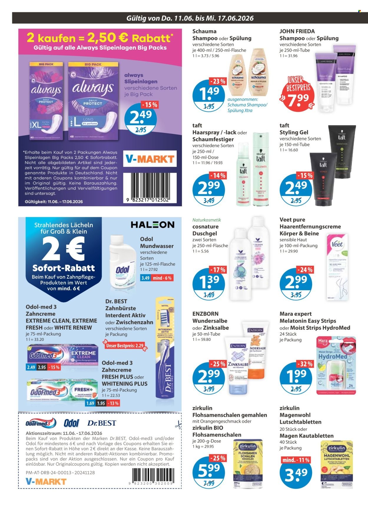 V-MARKT Prospekt - Ab Donnerstag 11.06.2026