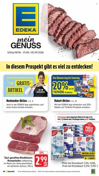 EDEKA Prospekt - Ab Montag 31.08.2026