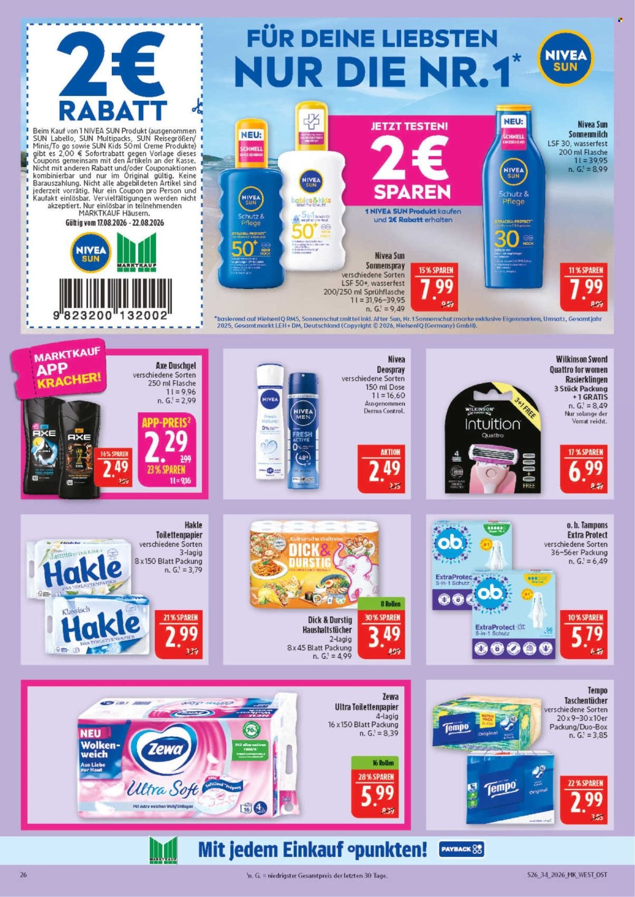 MARKTKAUF Prospekt - Ab Montag 17.08.2026