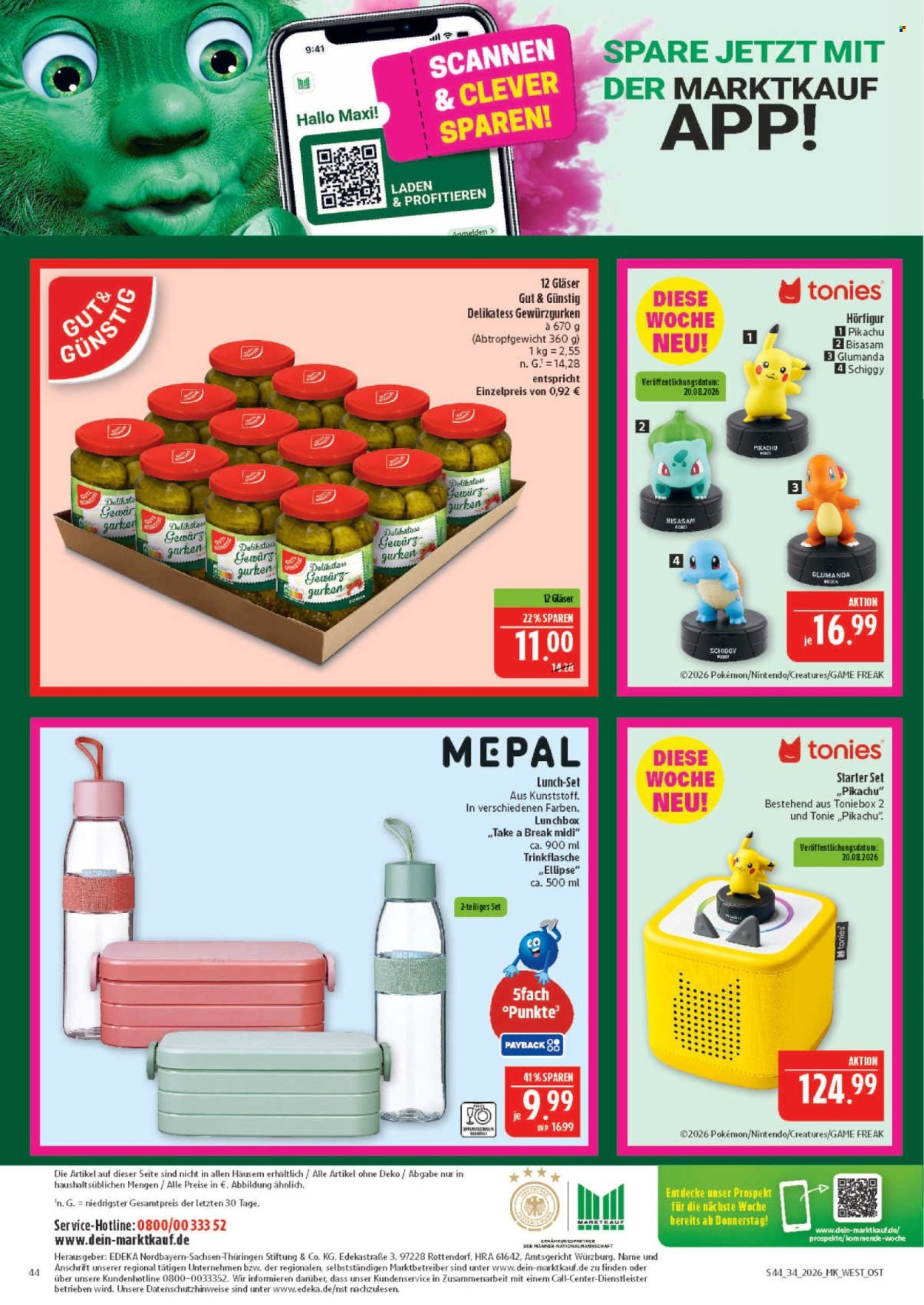 MARKTKAUF Prospekt - Ab Montag 17.08.2026