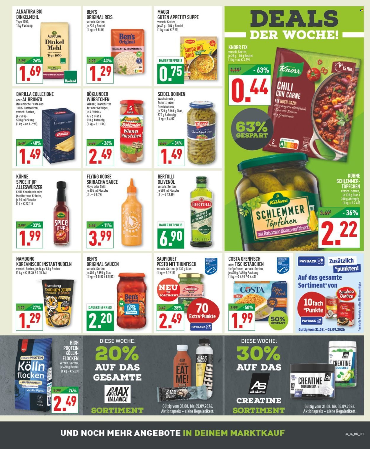 MARKTKAUF Prospekt - Ab Montag 31.08.2026