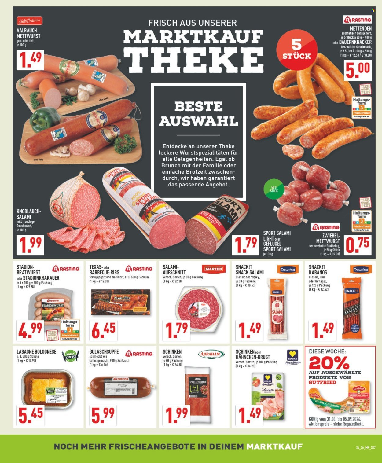 MARKTKAUF Prospekt - Ab Montag 31.08.2026