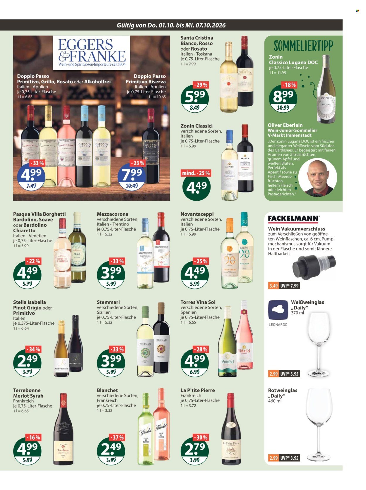 V-MARKT Prospekt - Ab Donnerstag 1.10.2026